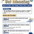 lose a bet meaning
